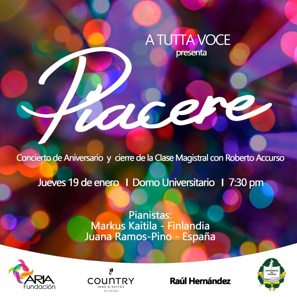 Solo faltan dos días para nuestro concierto de aniversario GRATIS en el Domo Universitario!