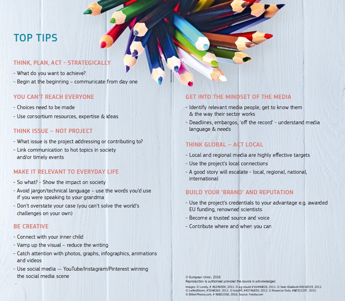 MaREIcentre's tweet image. #CommsWorkout top tips from @EU_EASME