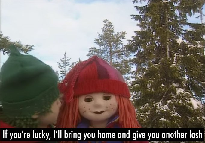 Ciara_Knight's tweet photo. Tots TV is way more interesting if you add subtitles from Love/Hate https://t.co/XA95biOzqu