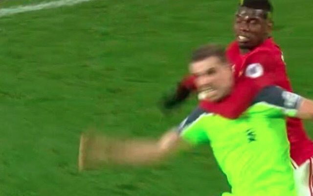 TotallyMUFC's tweet photo. Liverpool fans say Pogba's performance proves he's not worth £90m 

This alone was worth every penny

#Mufc https://t.co/TgBA2RRgnh