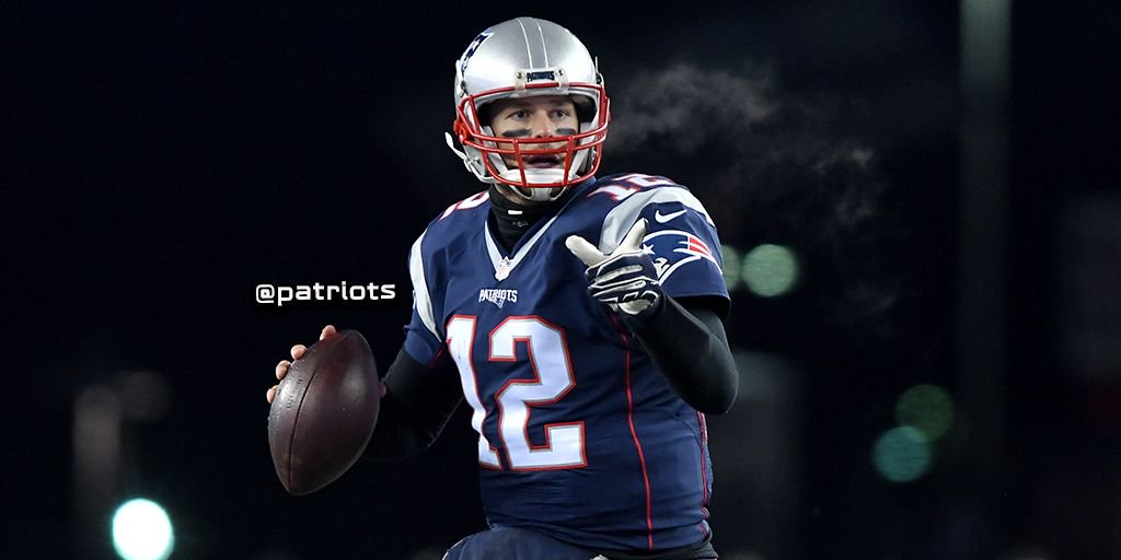 Patriots's tweet photo. An AFC Championship Week #TomTuesday! Retweet to enter to win a photo signed by #TB12!

Rules: https://t.co/xBJfbYLQu0 https://t.co/QfkbQedPw1