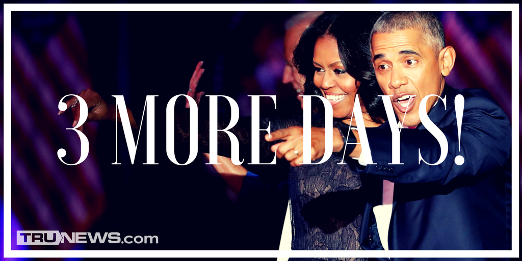 TruNews's tweet photo. We're almost there! Who else is getting excited?! #ObamaLeaving #Trump #TrumpInauguration @realDonaldTrump @transition2017 https://t.co/itPWsbUVNS