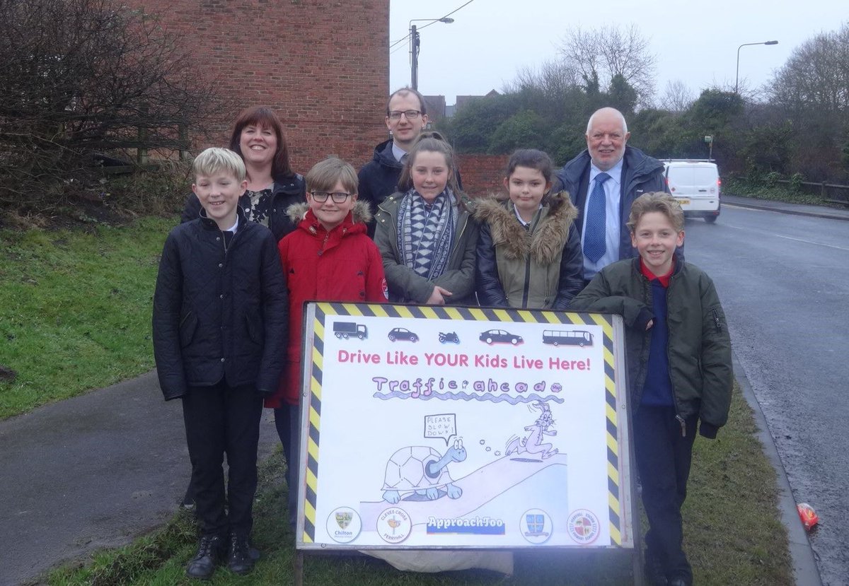 Thought provoking signs created for motorists travelling through Thinford dlvr.it/N7cZVV