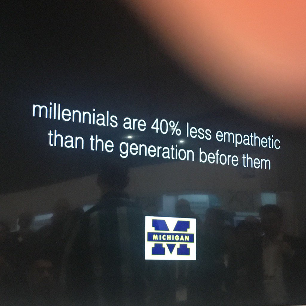 KathFerg's tweet photo. How do you engage with millennials as a consumer @SAP_Retail #nrf17 https://t.co/AMwYLxIZFu