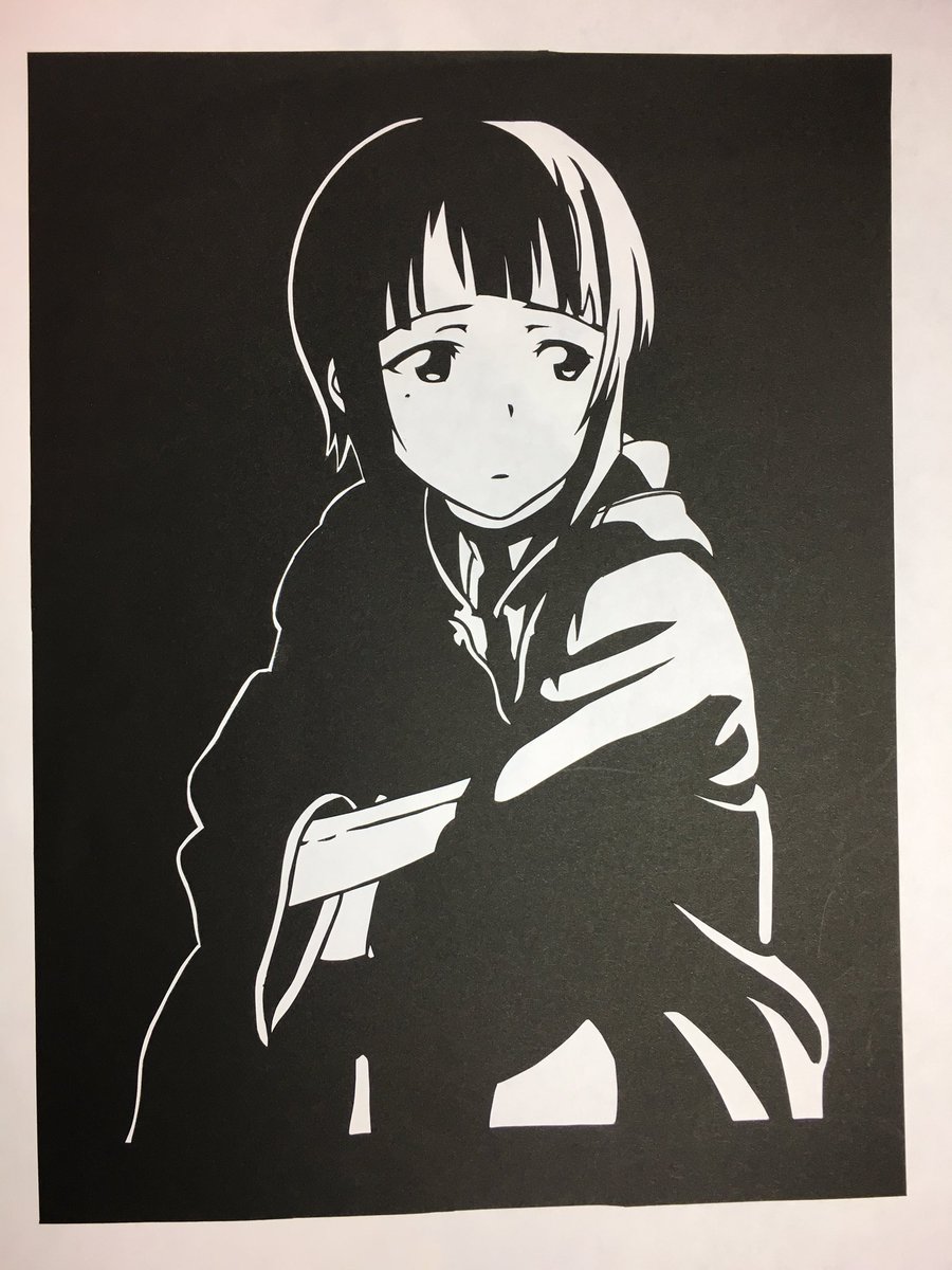 ぶどうぱん 切り絵 On Twitter センター試験が終わったら彼女を切ろうと決めていました ソードアートオンラインより サチを切らせて頂きました 何を隠そう 私がアニメを見始めるきっかけになったキャラクターです 切り絵 Sao サチ Rtした人全員フォローする