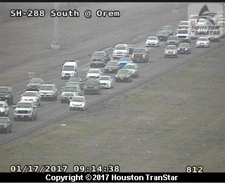 Outbound South Freeway snarled near Almeda-Genoa for crash about 9 a.m.  #houtraffic