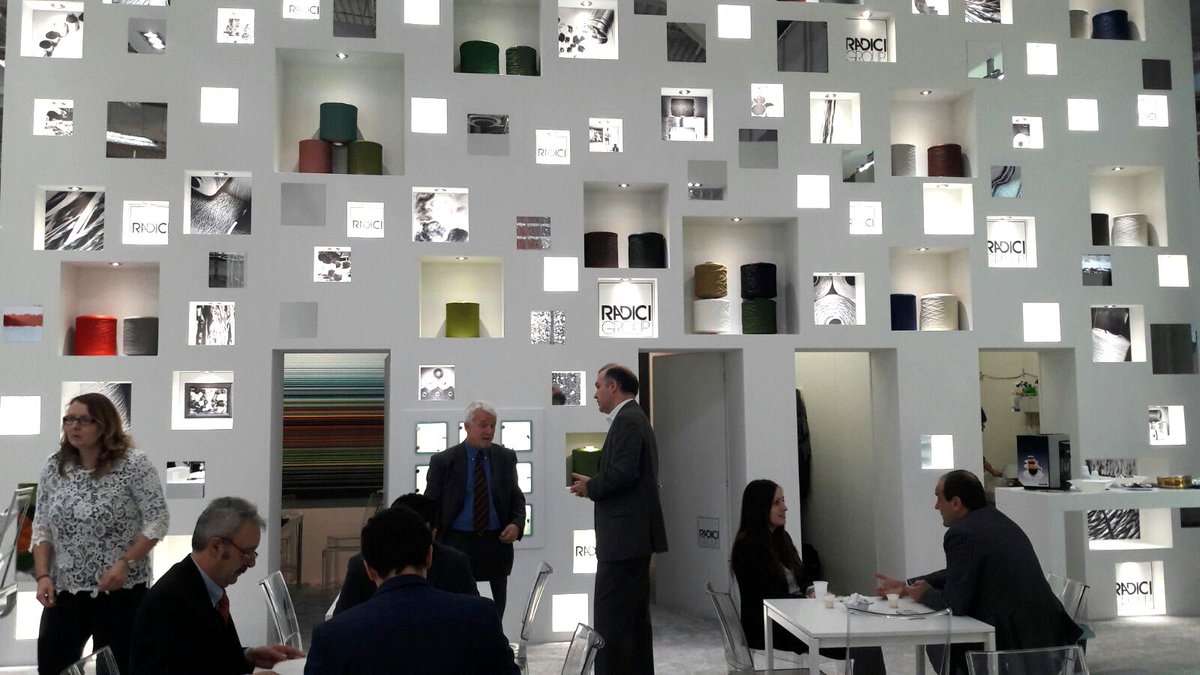 RadiciGroup's tweet photo. #RadiciGroup #PerformanceYarn #ComfortFibres #ExtrusionYarn team thanks all the visitors of our company stand at @Domotex 2017 https://t.co/nCcuGJTrni