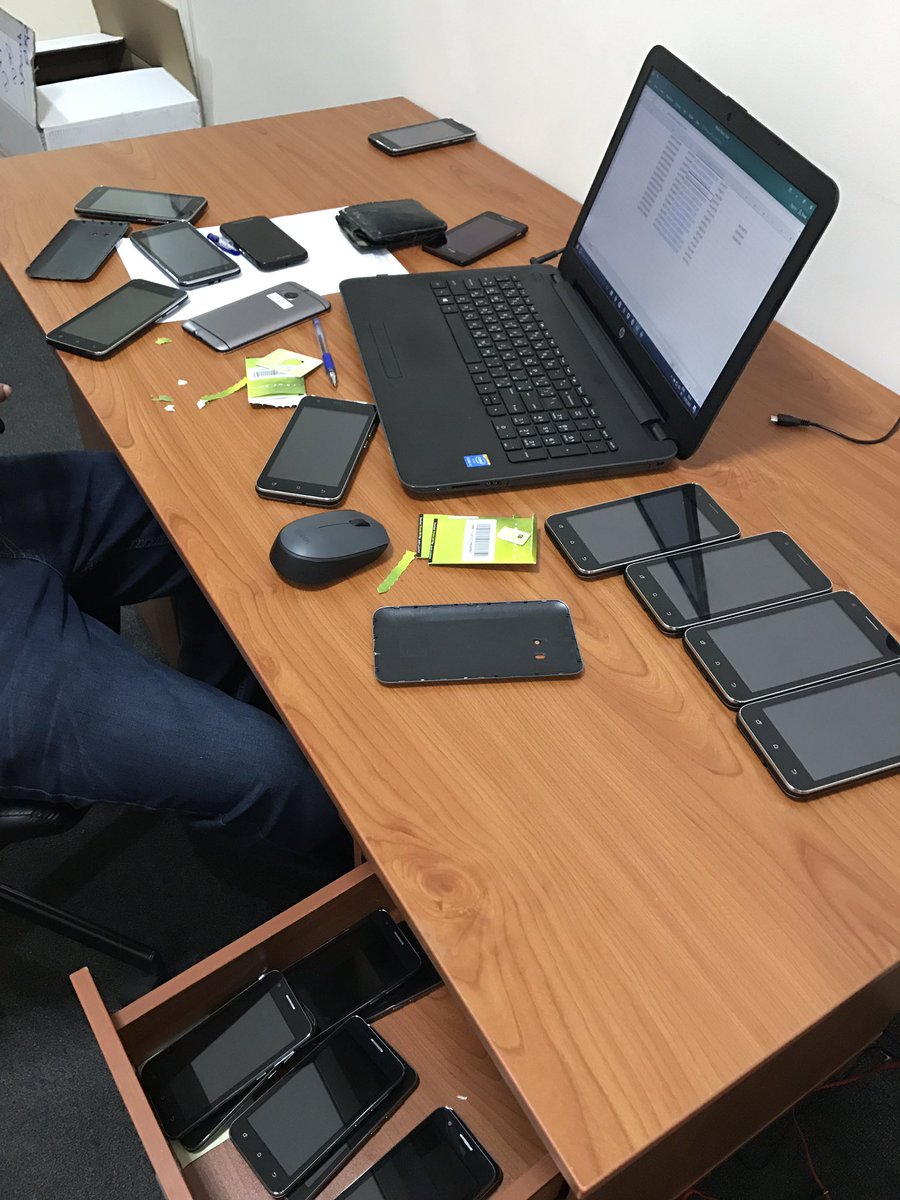 sudhirity's tweet image. Getting the devices ready for our partners!