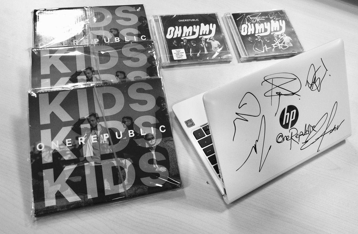 HP_France's tweet photo. Jeu concours #HPLounge : Follow &amp; RT pour tenter de gagner ce #HPx2 dédicacé par @OneRepublic &amp; ces autres lots ! Bonne chance  🍀 https://t.co/4tkzwhDZvp