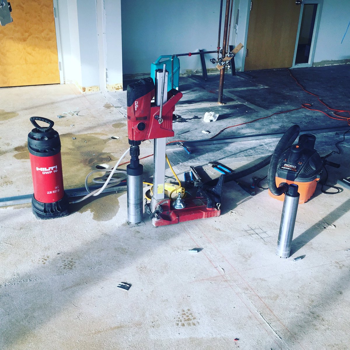 IroncladMech's tweet photo. Using @HiltiNAmerica and @RIDGIDtoday #tools to get this #commercial space #plumbed in. #newfixtures #edmontonbusiness #yeg #plumber https://t.co/vYpSGjYIZN