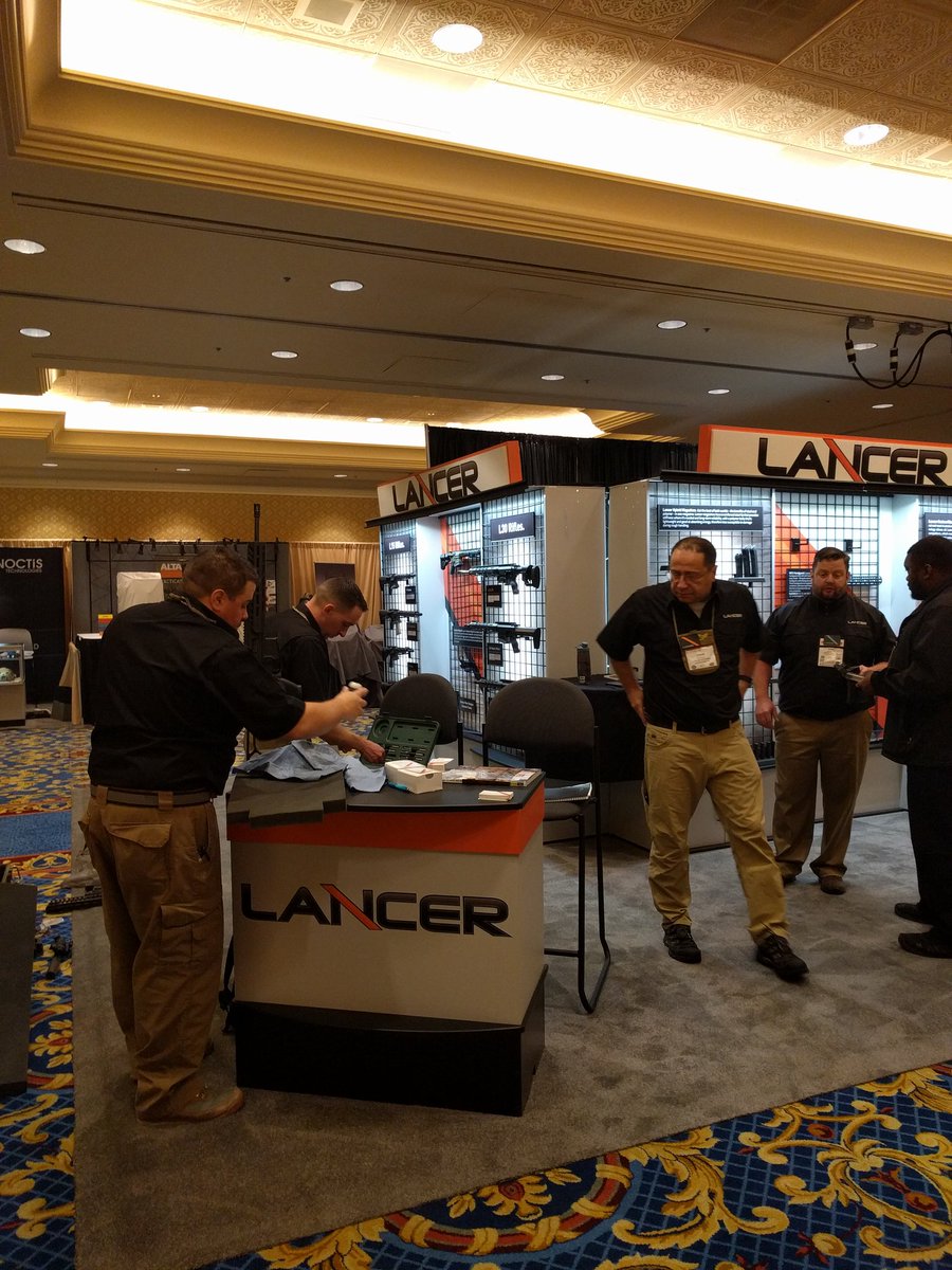 LancerSystems's tweet image. Finishing touches! Looking forward to talking to you at booth 7503, in the Marco Polo room #SHOTshow2017  #rifle #giveaway @nssfshotshow