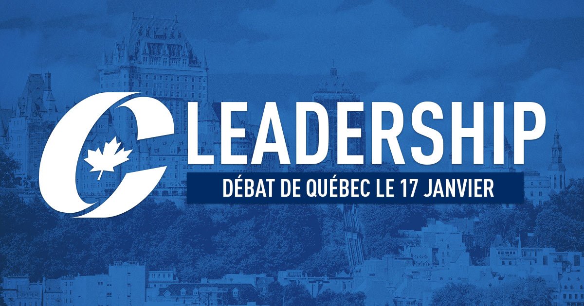 PCC_HQ's tweet photo. Troisième débat de notre course #pccchef aujourd’hui! Diffusion en direct et toute l’information ici: https://t.co/OxMIYnt8dP 

#polcan https://t.co/j4QgXS4O54