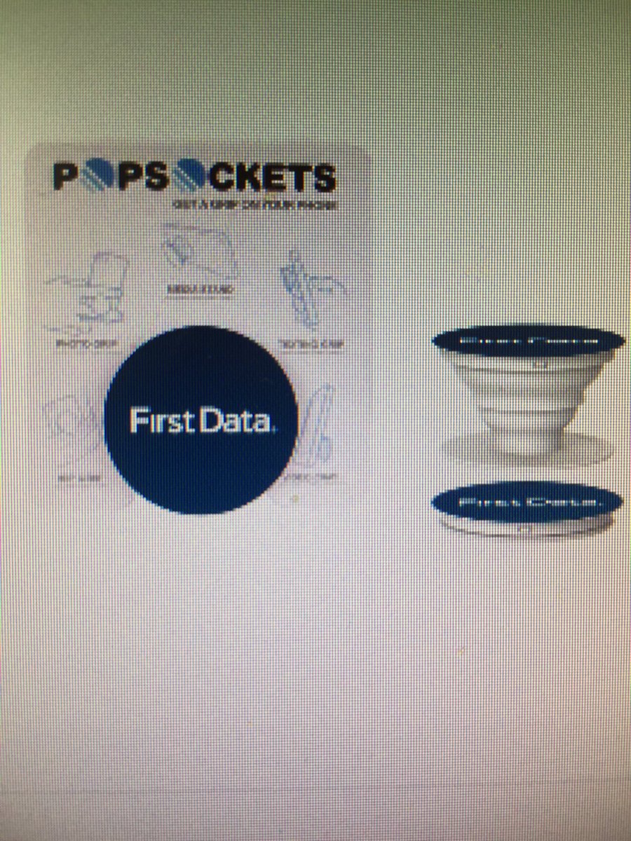 LexiTKC's tweet photo. Its official @FirstData has our very own @PopSockets and I can barely contain my excitement!! Cue Pointer Sisters... https://t.co/8qt9dWW43V