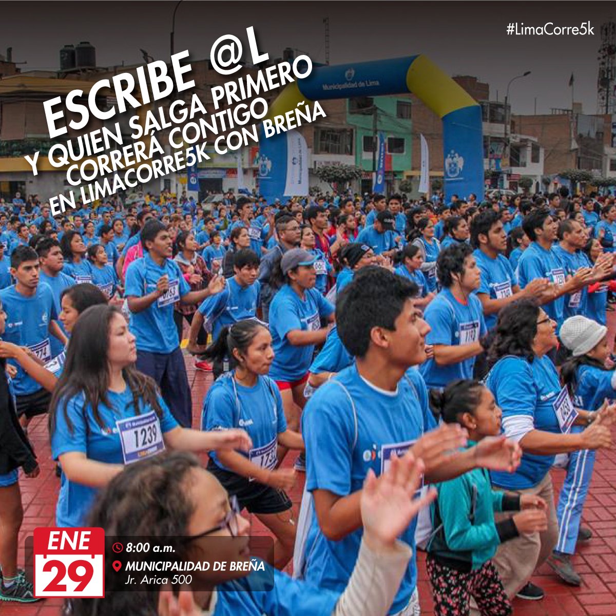 Una vez al año no hace daño -> Regístrate en limacorre.gedmunlima.com