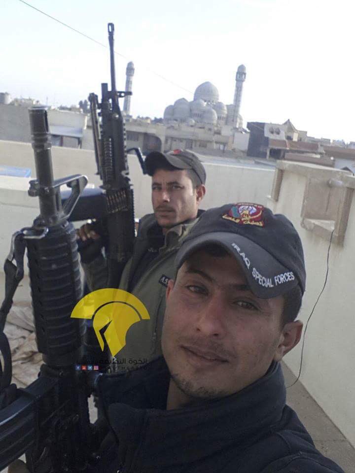 byz_observer's tweet photo. From this mosque al-Baghdadi announced the #Chalifa of "Islamic State". Today #ISF gained the control over the mosque in east #Mosul. #Iraq https://t.co/vnv9zL3gto