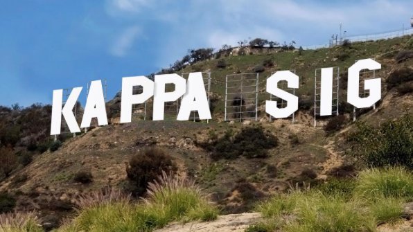 If you're going to change the sign, you can't get much better than this! Thanks <a href="/MUKappaSig/">Kappa Sigma Xi-Xi</a> for sharing! #RushΚΣ #TaΚΣover