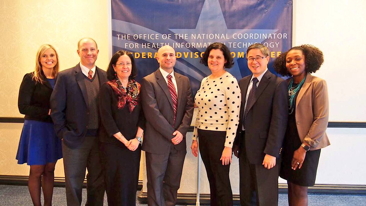 m_consolazio's tweet photo. @ONC_HealthIT @SavageLucia Thank you for your dedication and service, Lucia Savage! You will be missed by the #HITPC & #HITSC https://t.co/CXdNS2RKZz