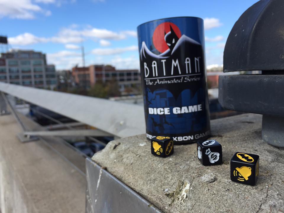 SJGames's tweet photo. Break the bank, and get away with the loot in #BatmanDice, available now at your friendly local game store! https://t.co/Hik0SCK6ZM -HS https://t.co/tMStmht8TM