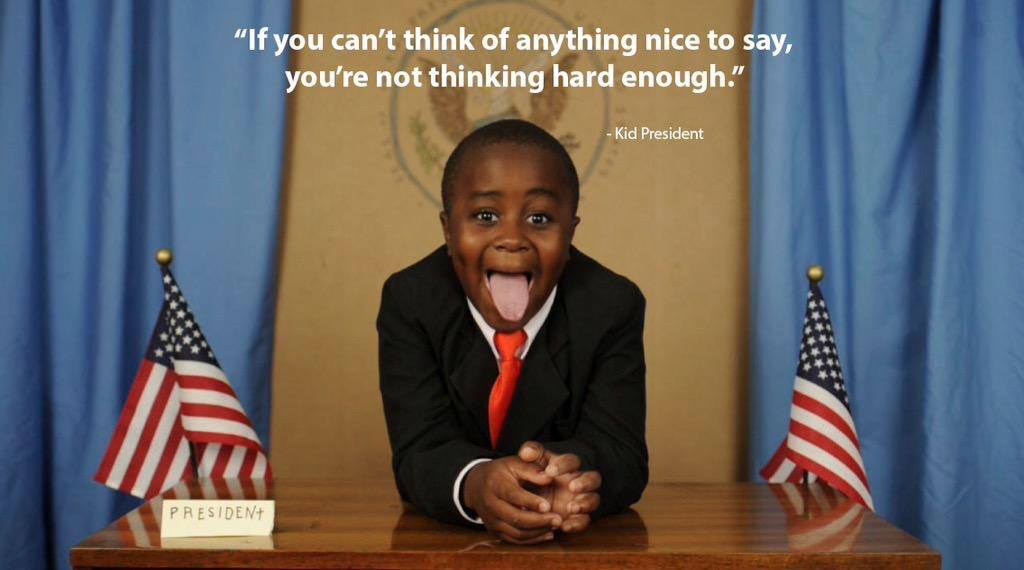 Kid President tweet media