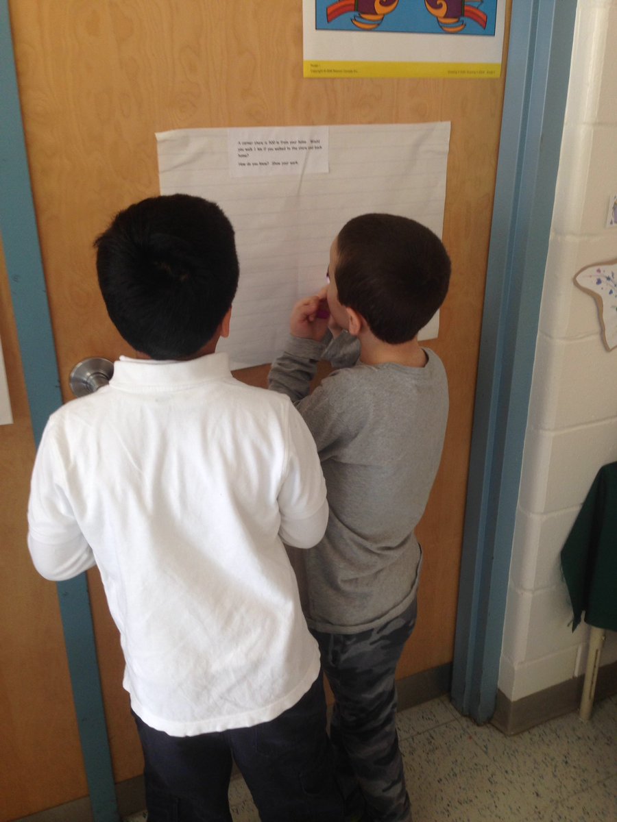 MrsGoodhue's tweet photo. Vertical learning in action! We need to remember that 1000m equals 1 km to solve this problem. https://t.co/4cvQiDgOSO