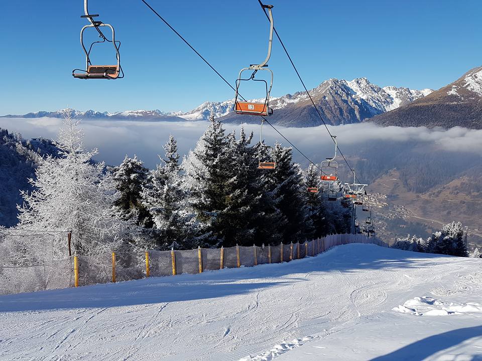 Hilsen fra Passo Tonale - med sne og solskin!