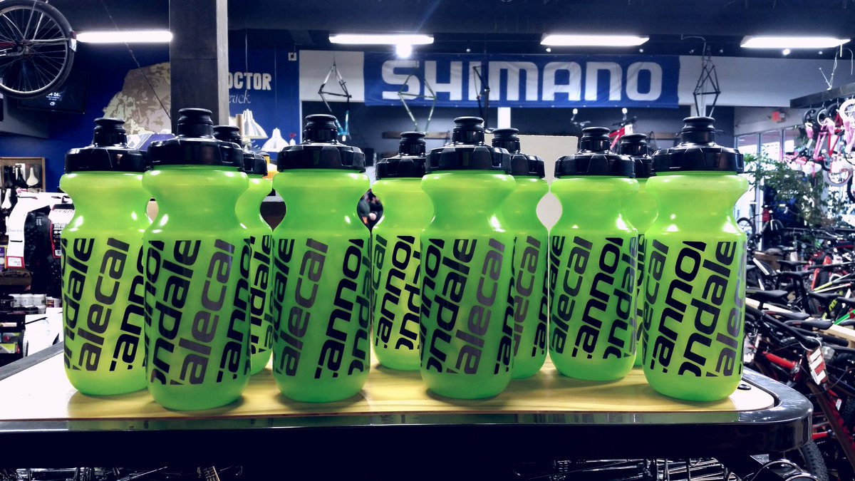 New <a href="/RideCannondale/">Cannondale</a> BPA free water bottles looking sweet! We got 'em! #BikeDoctorFrederick #BikeMD #Cannondale