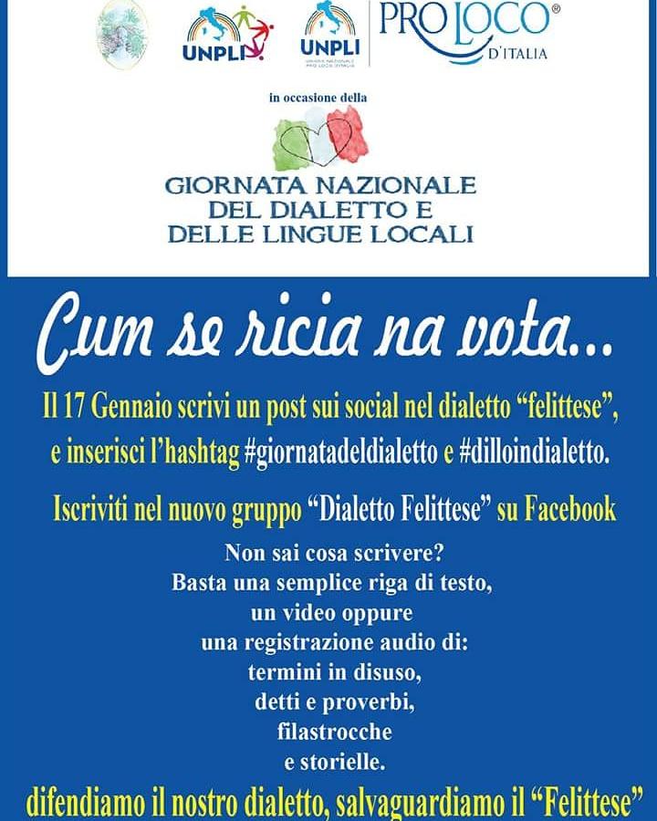 ProLocoFelitto's tweet image. #dilloindialetto #giornatadeldialetto #dialettofelittese #Felitto &quot; Cum se ricia &apos;na vota...&quot;