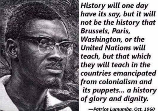 BlkHistStudies's tweet photo. Today is the anniversary of the 1961 killing of one of Africa's greatest sons, Patrice Lumumba, leader of the Congo. #PatriceLumumba https://t.co/O04Ws3Jl15