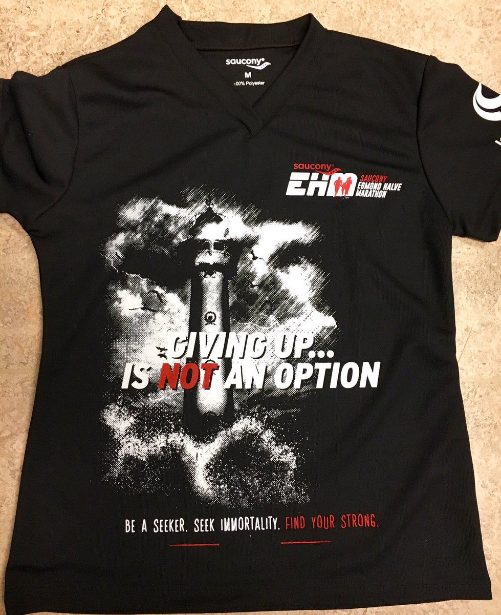 AstroEmz's tweet photo. Gearing up for sub zero degree #runcommute home, new Tshirt from @egmondhalve #ehm17 for some motivation! https://t.co/YdEI1G97Vr