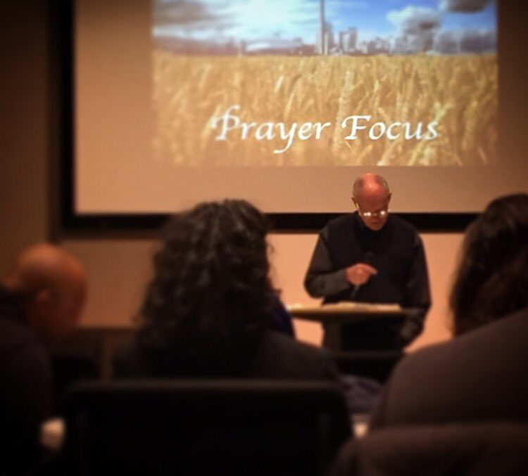 CNBCOnt's tweet photo. Harold leading us into a deeper understanding and desire for prayer.  
#weekofprayer #cnbc @sendtoronto https://t.co/4BrkCyWaGA