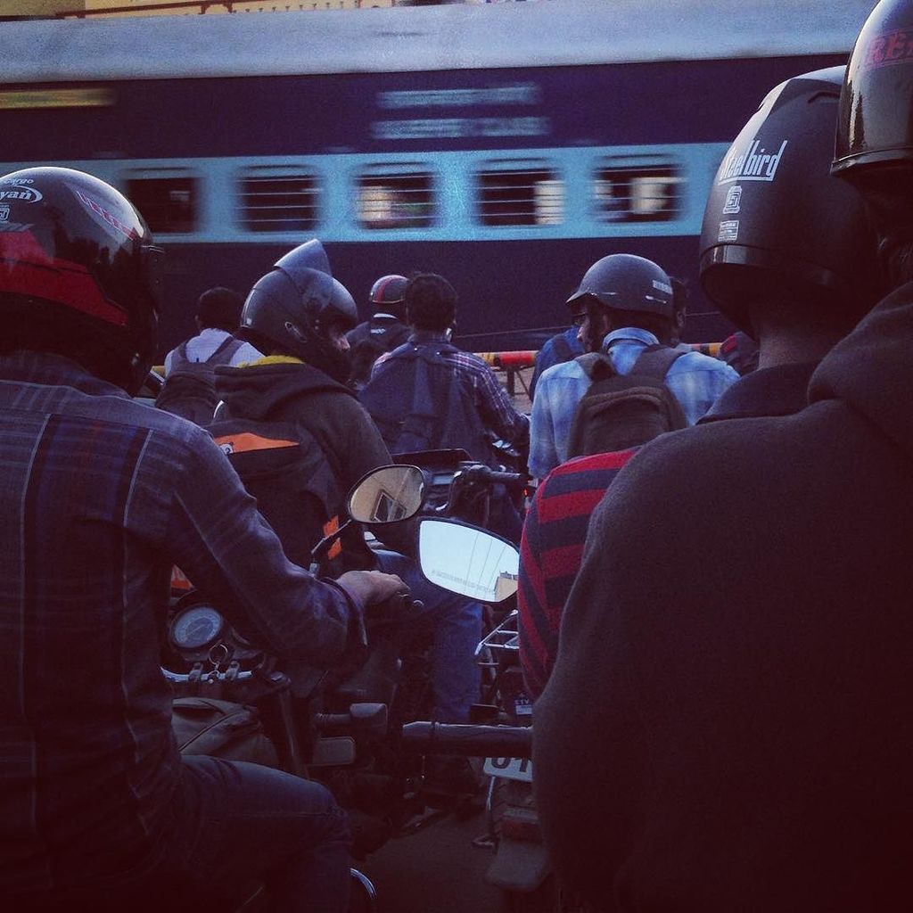 abhijithrao's tweet image. Today&apos;s bike commute traffic includes a train #IRCTC #SleeperClass #Twitter ift.tt/2iK94ts