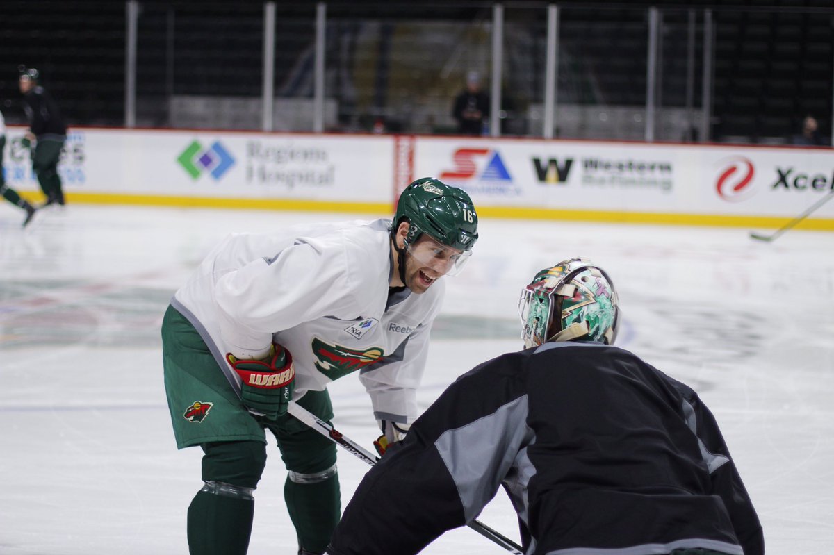 #mnwild getting ready for New Jersey tonight at @XcelEnergyCtr. https://t.co/Vr9wHwMlY6