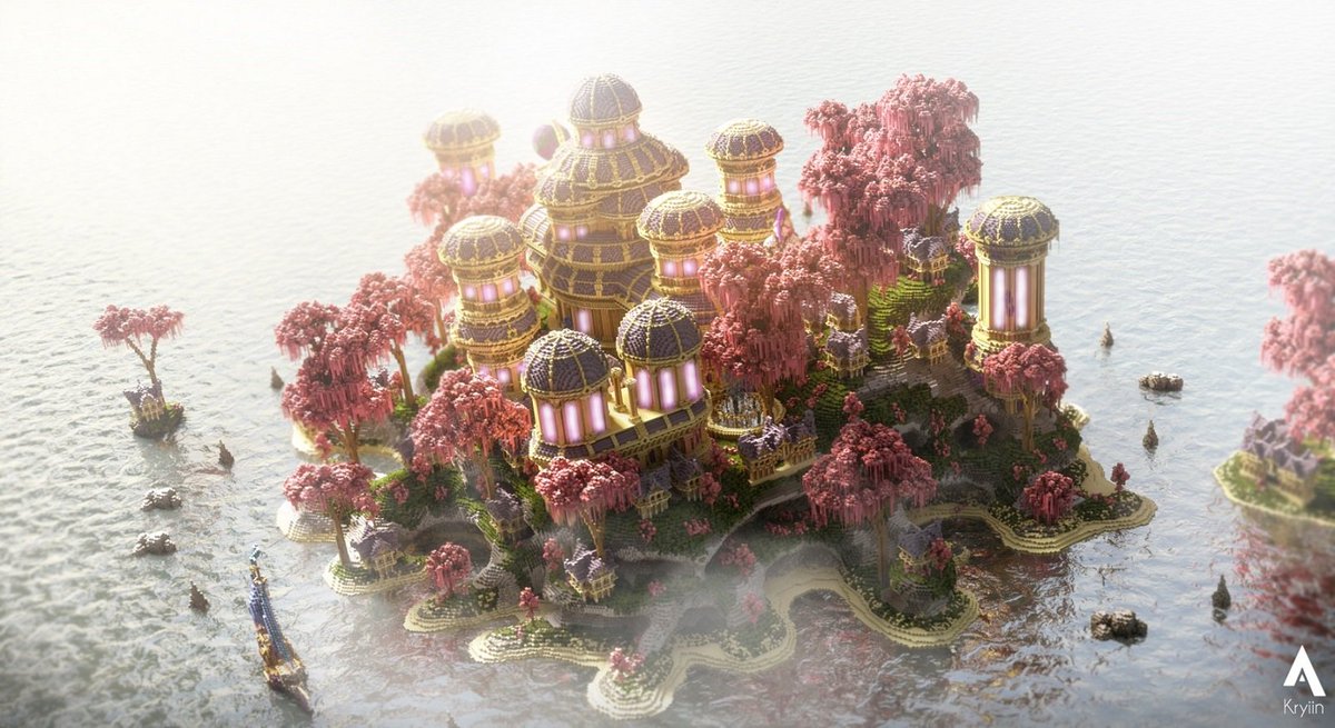 LunarCreative's tweet image. Hub we did for ViperMC
Build by Slimeee
