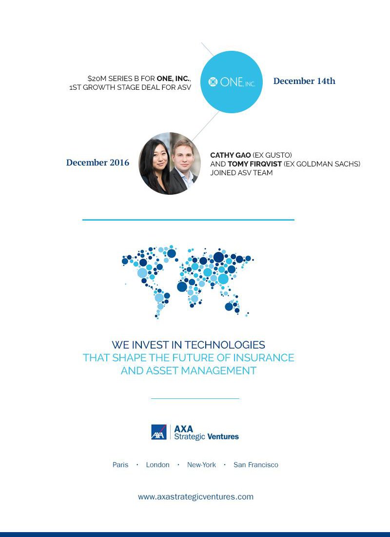 AXA's tweet photo. #Startups &amp; #entrepreneurs shaping the future of #insurance: be part of the @AXAVentures 2017 highlights https://t.co/605uSpGT6P https://t.co/OQBTFWhEKg