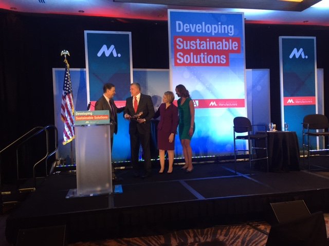 PLASTICS_US's tweet photo. Congrats to our President & CEO @bcarteaux who received the 2016 CMA Leadership Award this morning for his outstanding service! #CMAWLC https://t.co/LE6Kse17Ad