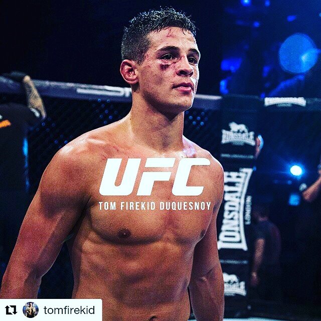 polecryo's tweet photo. 🇺🇸 I signed with UFC... Félicitations à notre partenaire @TomFirekid pour sa signature à l'UFC! #cryo #polecryo #mma #ufc #nouveaudepart https://t.co/BSbB8x8DKa