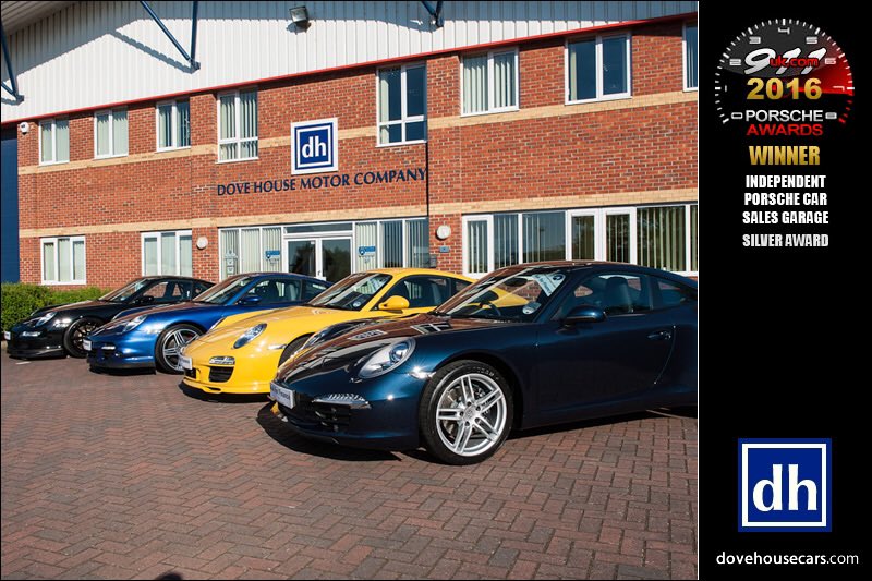 Thank you to everyone who voted in the <a href="/PorscheAwards/">Porsche Awards</a> we are very pleased to have won the silver award for 2016 Independent Car Sales Garage