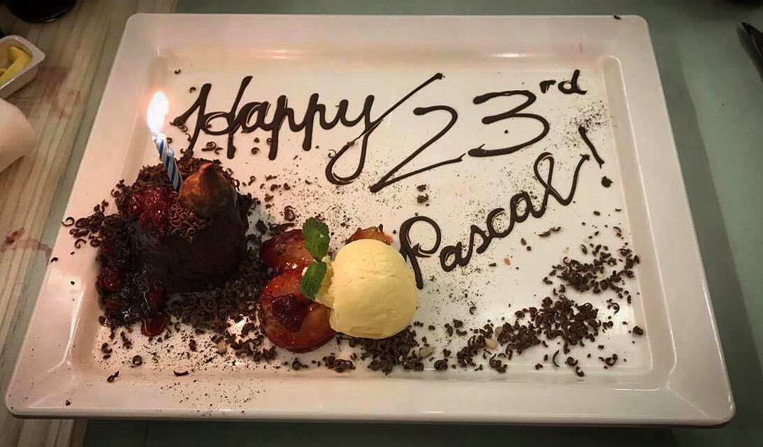 Thanks for taking time out of your day to wish me a happy birthday! And thanks @vigourchef and @borahansgrohe for this nice birthday cake