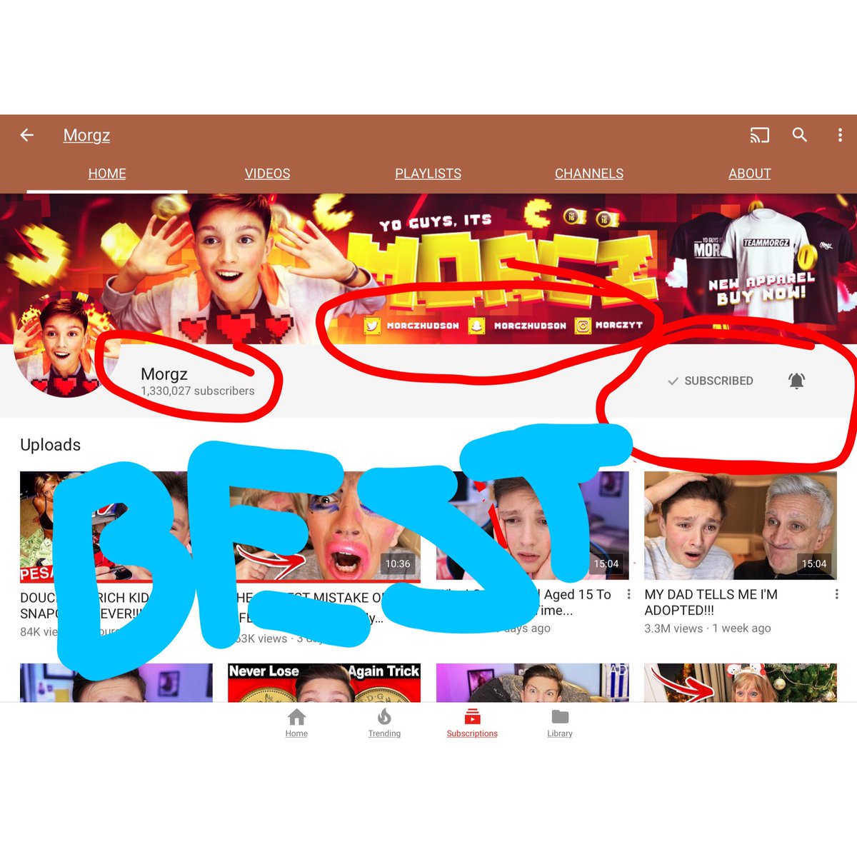 Charlierden's tweet photo. @MorgzHudson please follow me please 🙂😇😇😇😇 https://t.co/O5y5AWuXSt
