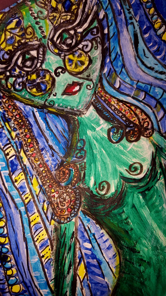 LadyGreen1312's tweet image. #Alien #Goddess #OutaSpace #female 👽👽👽#Art