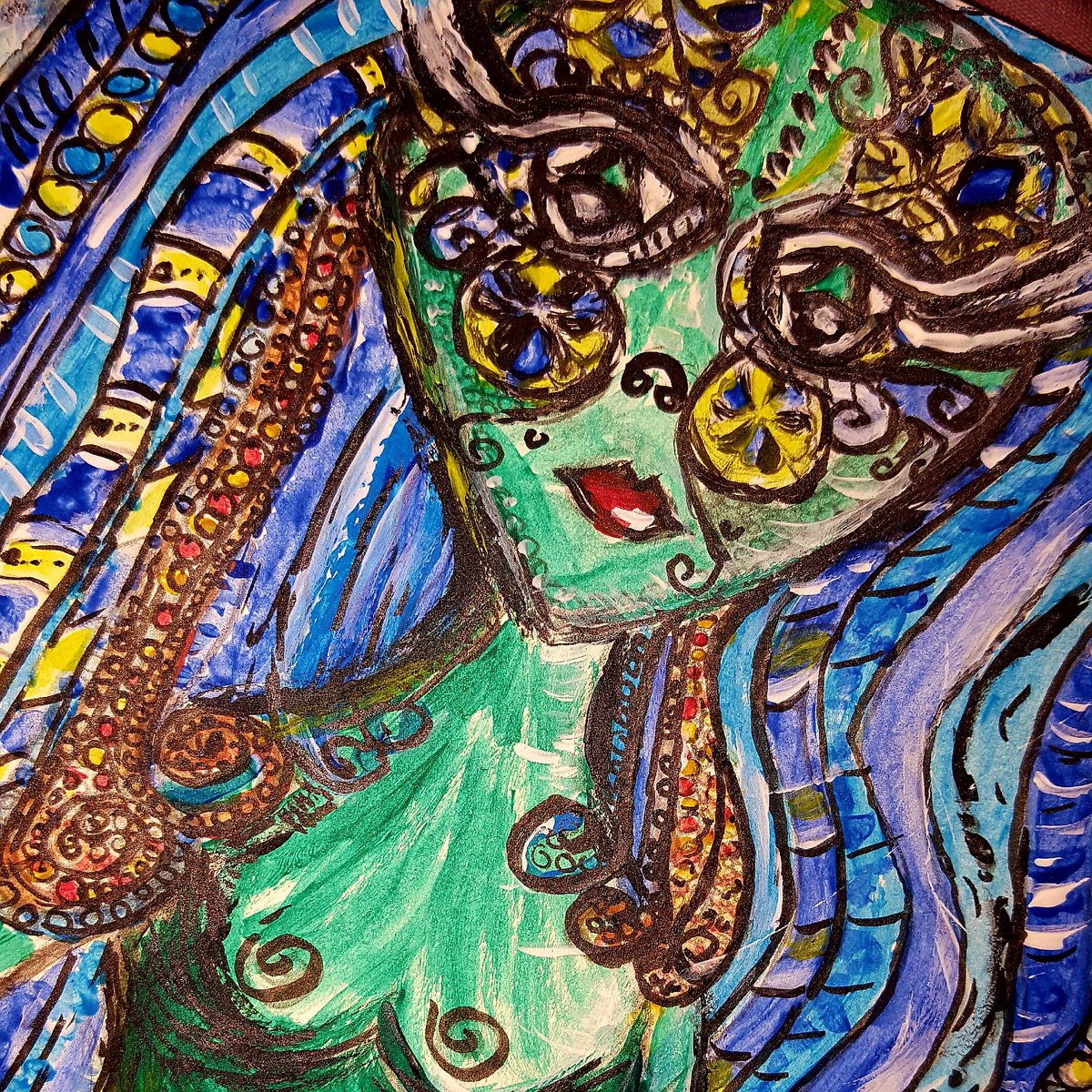 LadyGreen1312's tweet image. #Alien #Goddess #OutaSpace #female 👽👽👽#Art