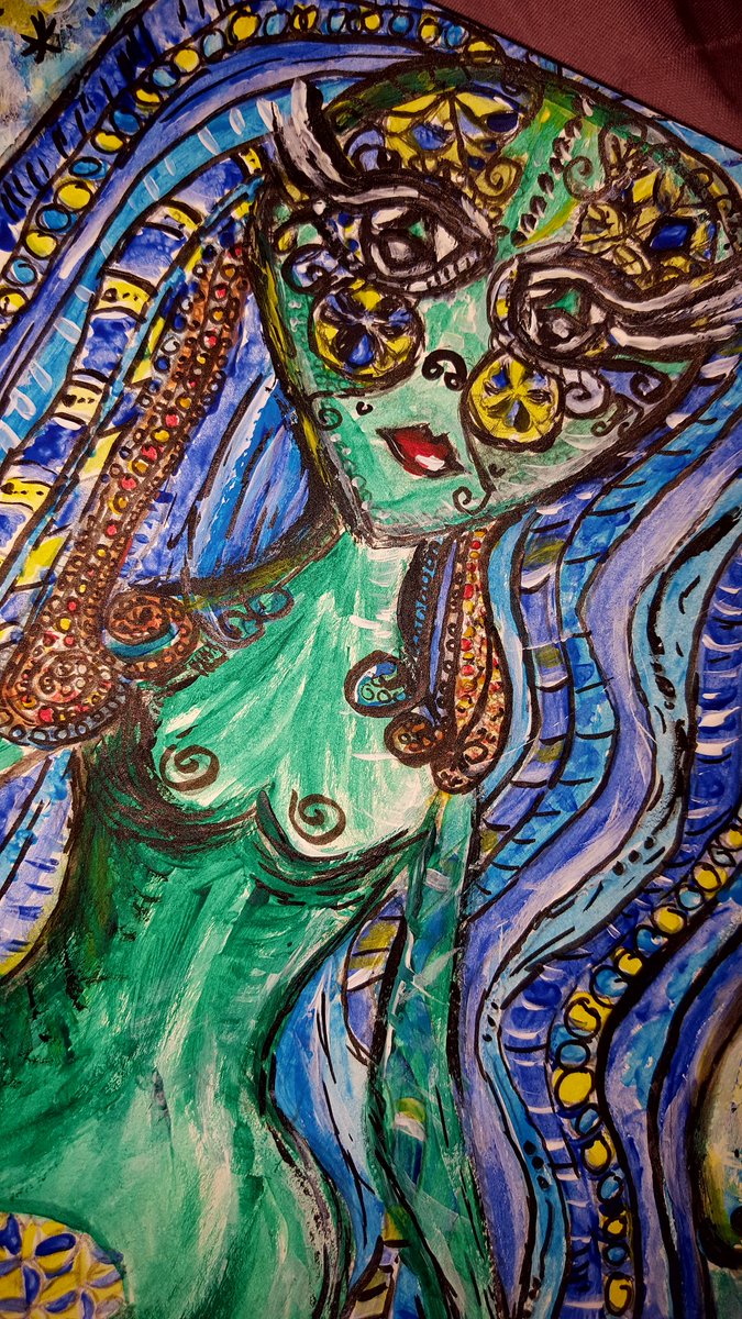 LadyGreen1312's tweet image. #Alien #Goddess #OutaSpace #female 👽👽👽#Art