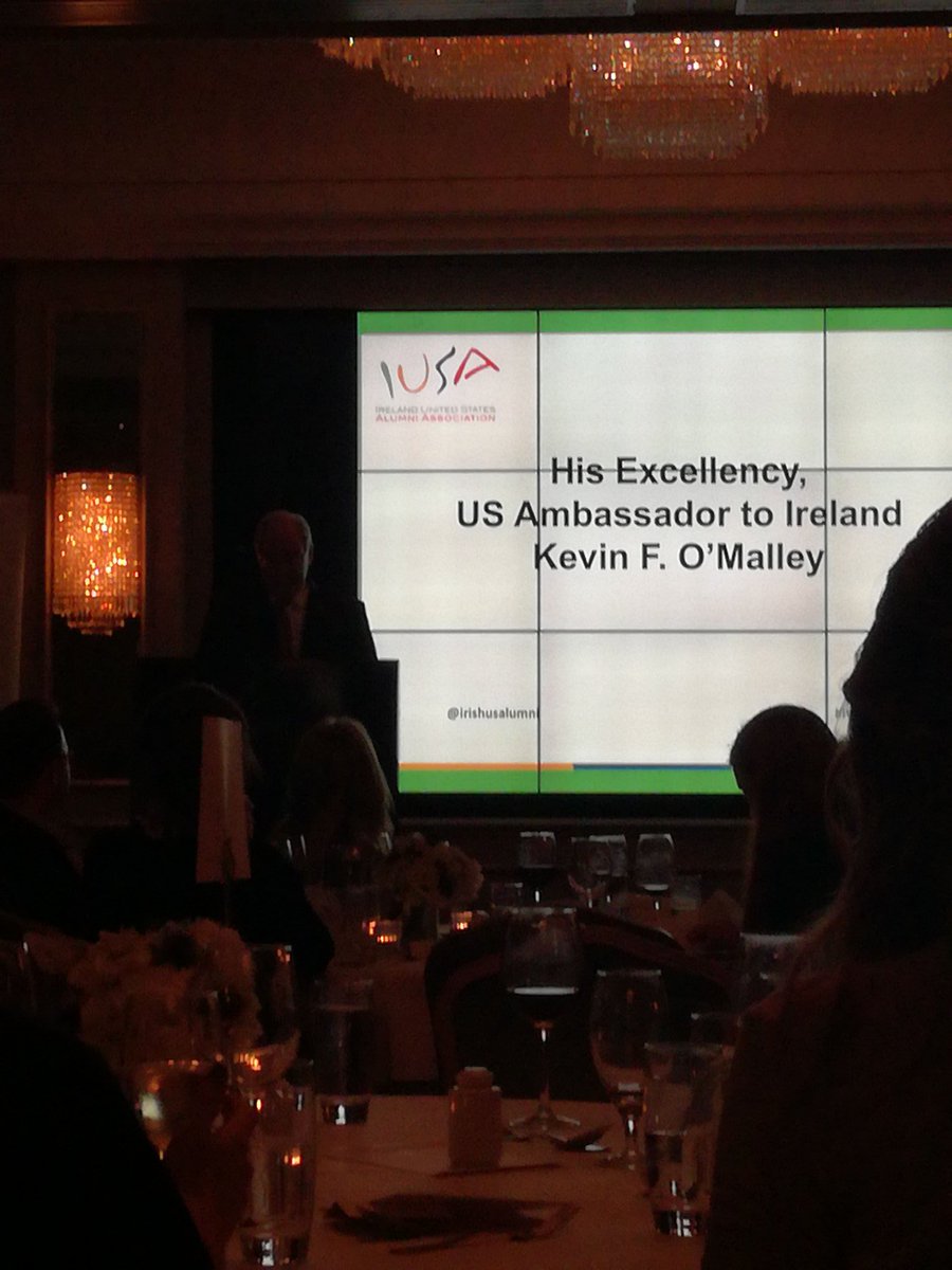 HealthPathIRL's tweet photo. @USAmbIreland giving one of his last speeches before the end of his tenure. https://t.co/S9dppLAo9D
