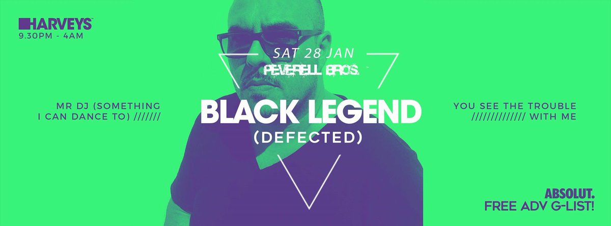 Peverell_music's tweet photo. "Put Your Hands Together" @BlackLegendLive is coming to town!! @HarveysDarlo @DefectedRecords #MrDJ #TroubleWithMe #housemusic https://t.co/gCEguFU1Ku