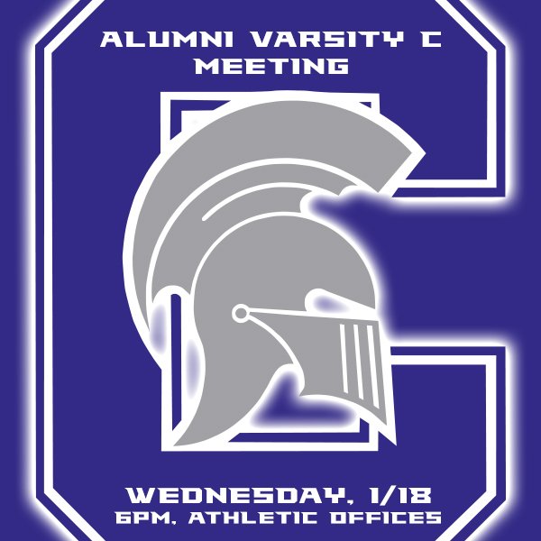 cap_athletics's tweet photo. Cap Athletics Alums - join us for the first Alumni Varsity C mtg of 2017, 1/18 at 6pm! #capfam #varsityC https://t.co/CaciGfPdi8