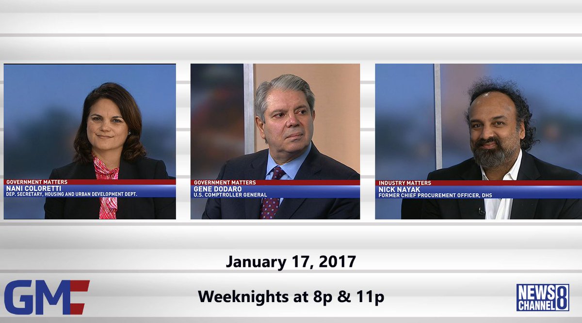 GovMattersTV's tweet photo. Tonight: @HUDgov 's @HUDDepSec , U.S. Comptroller General Gene Dodaro on @USGAO report on the nation’s fiscal health &amp; Nick Nayak https://t.co/8GNOXkVBqt