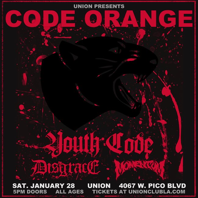 Coming up soon!
Jan, 28th
UNION Presents:
♦️The Forever US Tour♦️
⚰<a href="/codeorangekids/">code orange</a>
⚫️<a href="/youth_code/">youth code</a>
⚔<a href="/DisgraceHC/">Disgrace</a>
tix @ ow.ly/KaUp30840qJ