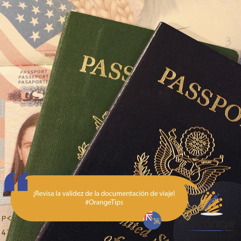 Orangeassist's tweet image. #OrangeTips ¡Revisa tus documentos de viaje! Tu pasaporte debe estar vigente o con una validez mayor 6 meses para poder salir del país