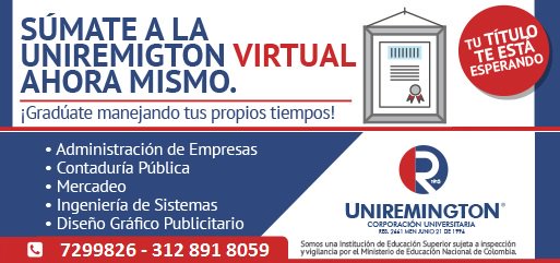 UniremingtonSur's tweet photo. ¡Decídete y estudia la carrera de tus sueños!
#InscribeteYa #ComunidadUniremington
https://t.co/J4CMkc6PC5 https://t.co/h2lzWyfXPM