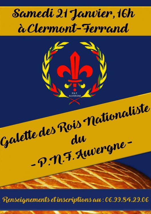 marckstaff2's tweet photo. #ClermontFerrand  : Galette des rois du #PNF #Auvergne
 21 janvier à 16h00 https://t.co/J2UqoiMeCk